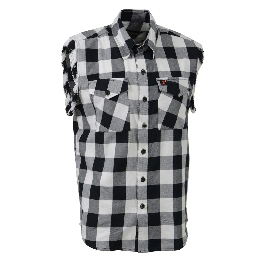 Milwaukee Leather MNG11690 Men’s Classic Black and White Button-Down FMy Store LEATHER STYLE  MEN Milwaukee Leather MNG11690 Men’Milwaukee Leather MNG11690 Men’s Classic Black and White Button-Down Flannel Cut Off Frayed Sleeveless Casual Shirt 


Details

Material and Care: 

Made of 100% Cot
